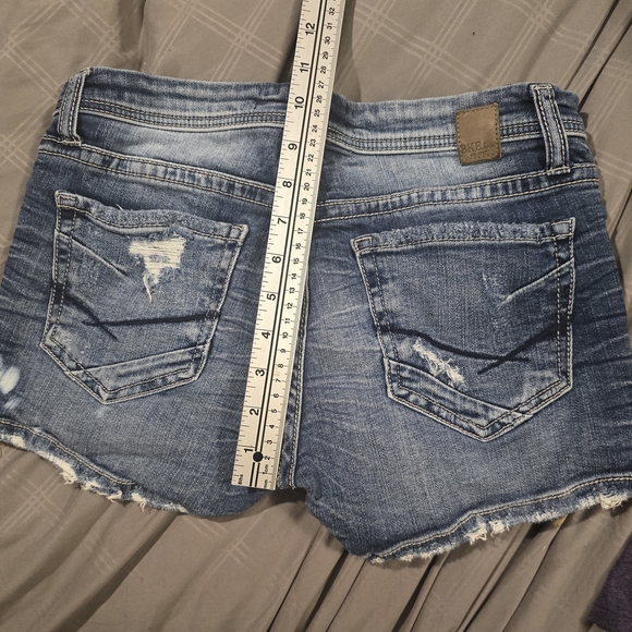 BKE Distressed Denim Shorts - Picture 8 of 12